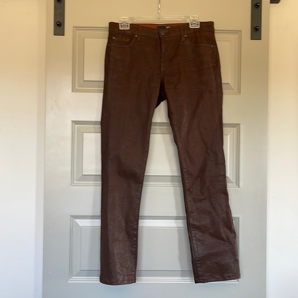 David Kahn wax finish jeans